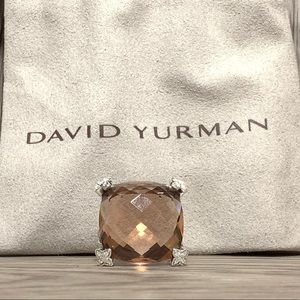 David Yurman On Point Morganite & Diamond Ring